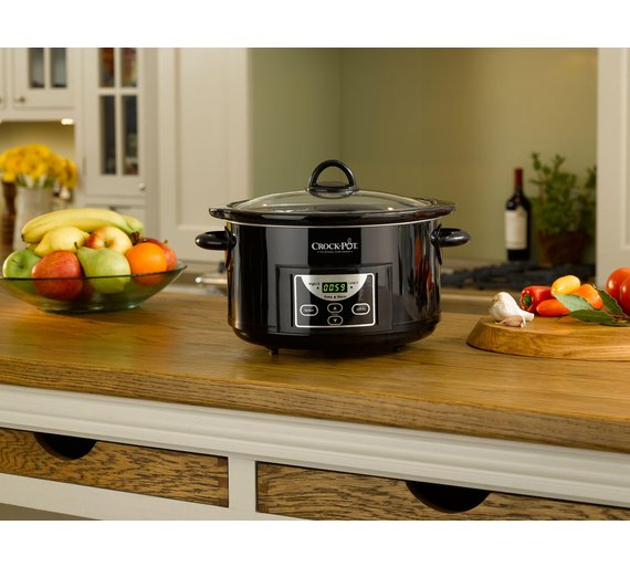 Buy CrockPot SCCPRC507B060 4.7L Countdown Slow Cooker Black at