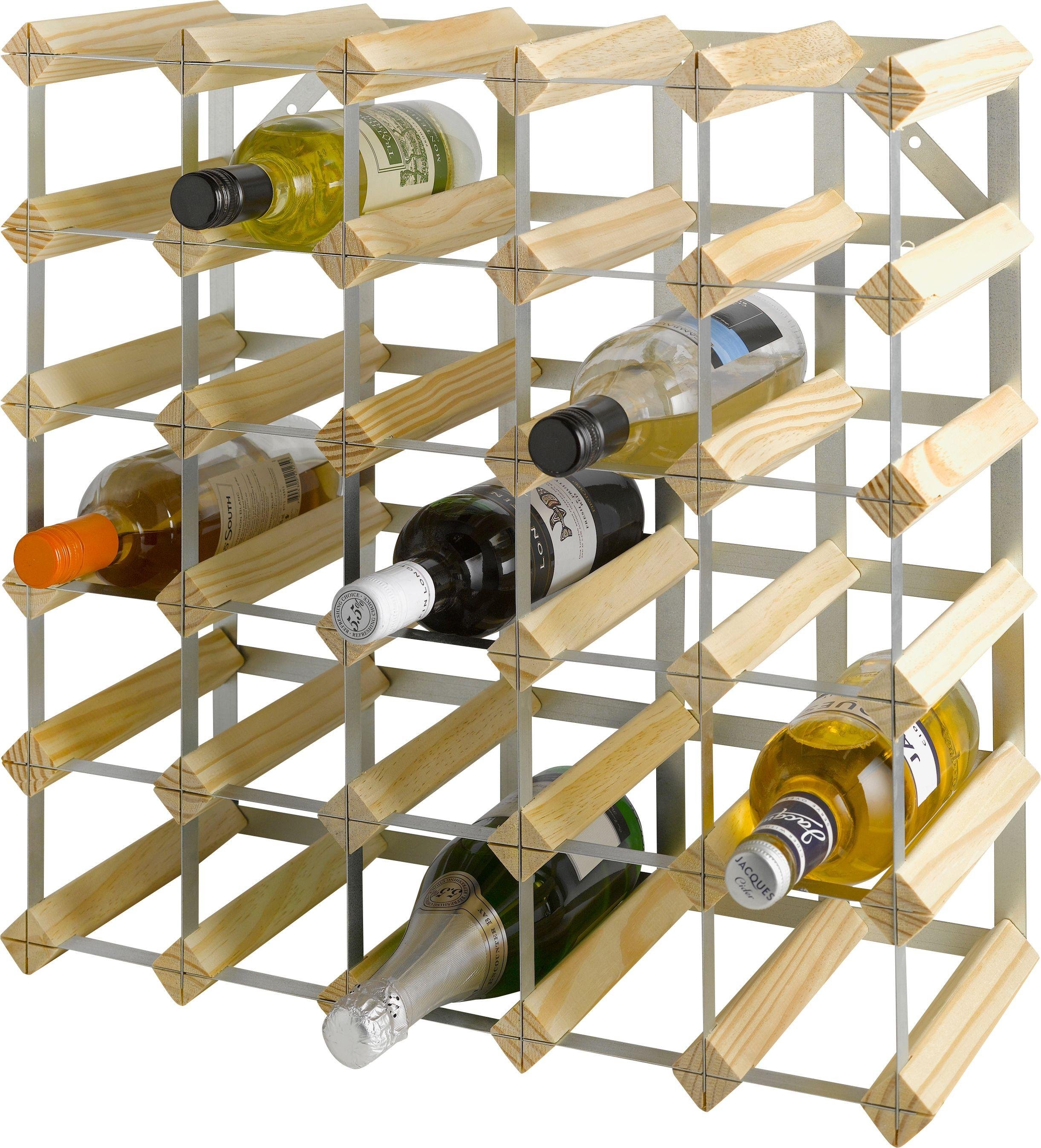 HOME - 30 Bottle Wooden Wine Rack Review