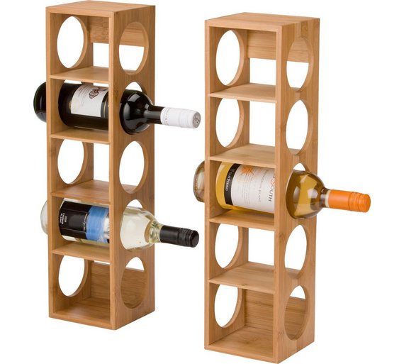 Buy HOME 10 Bottle Bamboo Wine Rack at Argos.co.uk Your Online Shop
