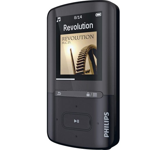 Buy Philips SA4VBE08KN/12 GoGear VIBE 8GB MP3/MP4 Player Black at