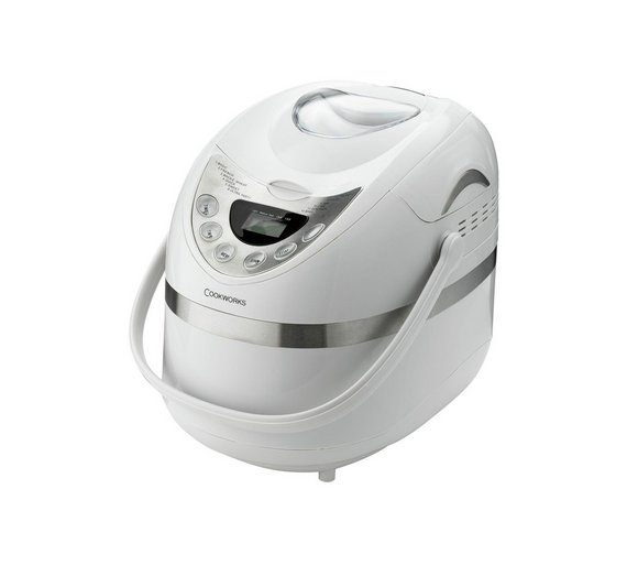 Cookworks XBM1128 Breadmaker 600W Bake Whole Range Of Different White
