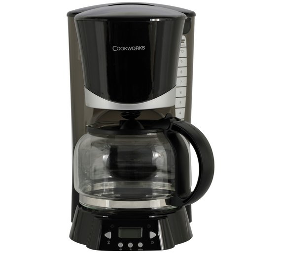 Buy Cookworks Filter Coffee Maker Black at Argos.co.uk Your Online