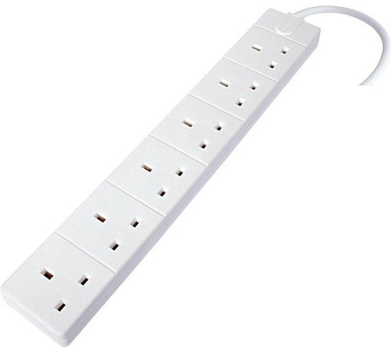 Buy Masterplug 6 Socket Extension Lead 2m at Argos.co.uk Your
