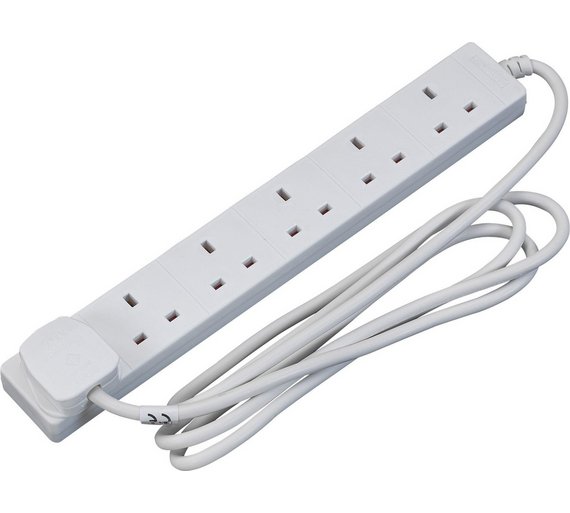 Buy Masterplug 6 Socket Extension Lead 2m at Argos.co.uk Your