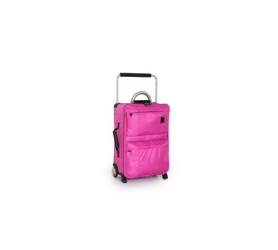 Buy IT World's Lightest Small 2 Wheel Suitcase Pink at Argos.co.uk
