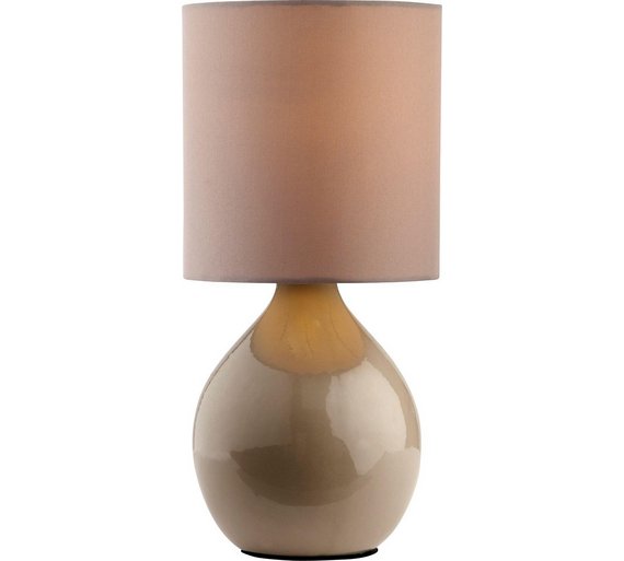 Buy ColourMatch Round Ceramic Table Lamp Cafe Mocha at Argos.co.uk