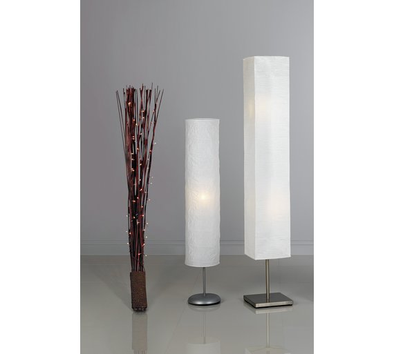 Buy HOME Tube Paper Floor Lamp White at Argos.co.uk Your Online