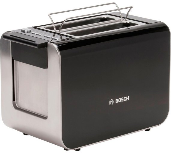 Buy Bosch TAT86104GB 2 Slice Styline Toaster Black at Argos.co.uk