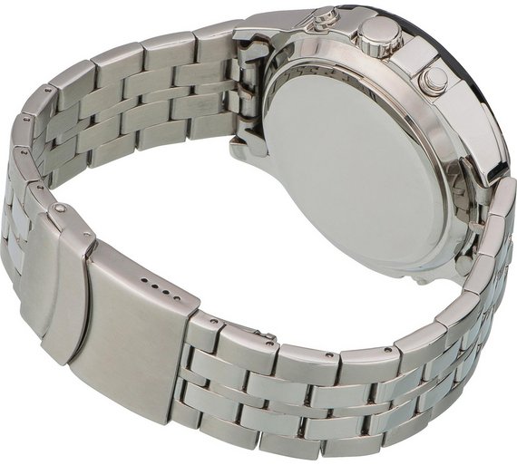 Buy Accurist Men's Stainless Steel Combination Bracelet Watch at Argos