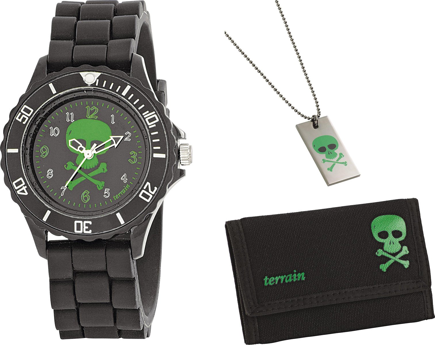 Tikkers - Boys Black Skull - Watch Set Review