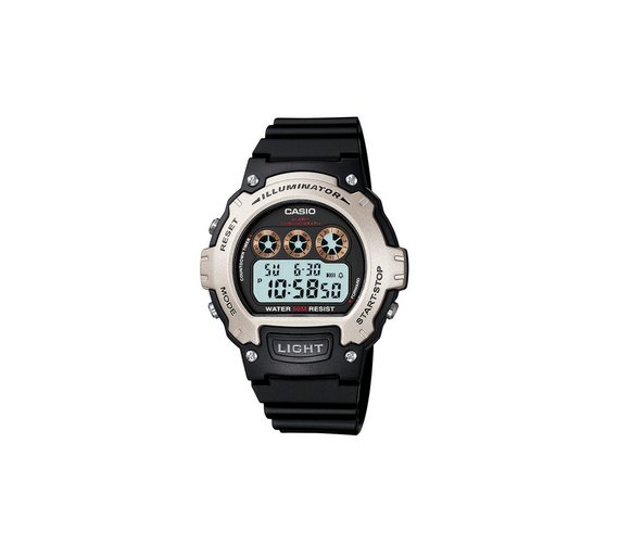 Buy Casio Men's Black LCD Digital Illuminator Watch at Argos.co.uk