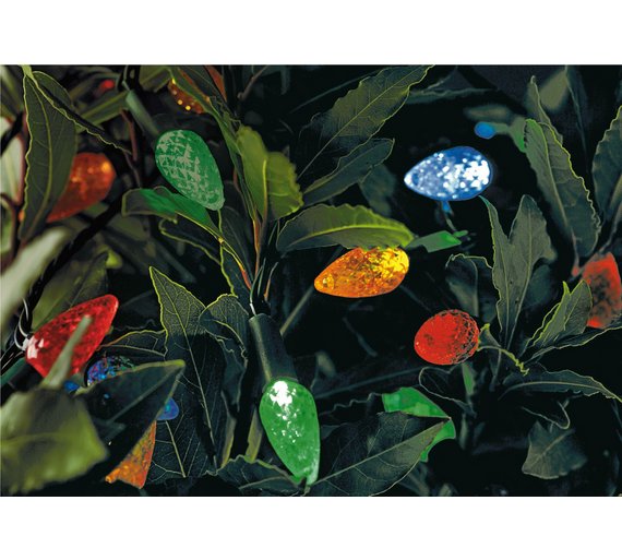 Buy HOME Multicoloured Solar LED Outdoor String LightSet of 100 at