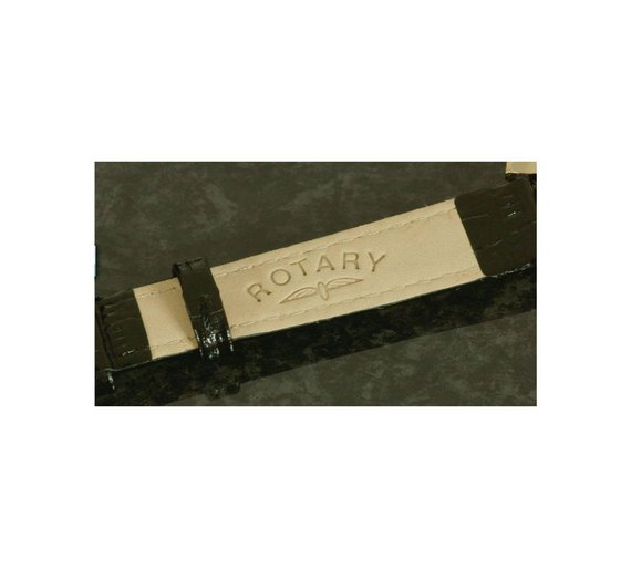 Buy Rotary Ladies' Classic Gold Plated Black Strap Watch at Argos.co.uk