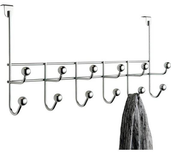 Buy HOME 6 Double Ball Over Door Hooks Chrome at Argos.co.uk Your