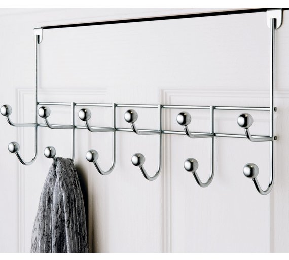 Buy HOME 6 Double Ball Over Door Hooks Chrome at Argos.co.uk Your