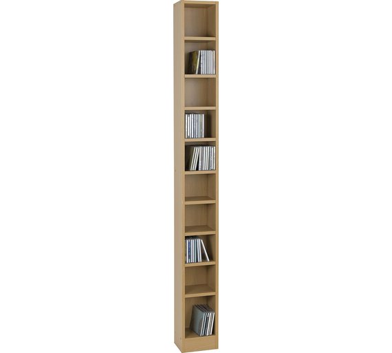 Buy HOME Maine Tall DVD and CD Media Storage TowerBeech Effect at