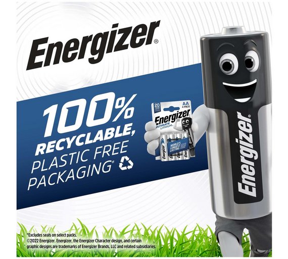 Buy Energizer Ultimate Lithium AA Batteries 2 Pack at Argos.co.uk