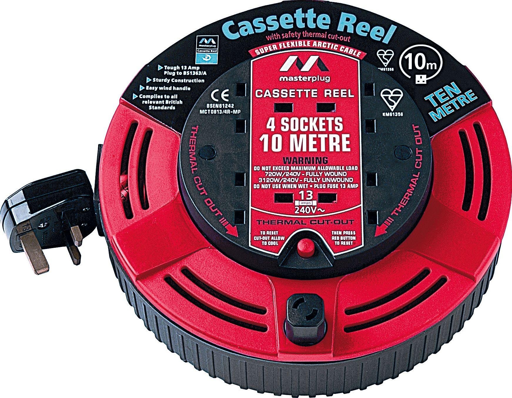 Masterplug - 4 Socket Cable Reel - 10m Review