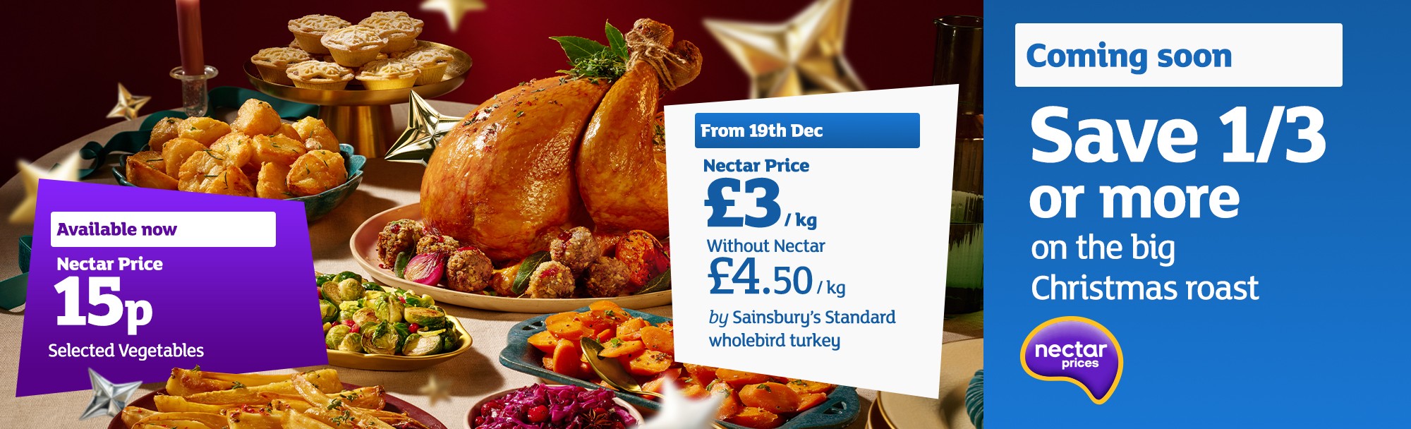 Coming soon! Save 1/3 or more on your Christmas roast.