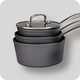 Pots and pans.