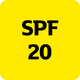 SPF 20.