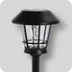 Solar lighting.