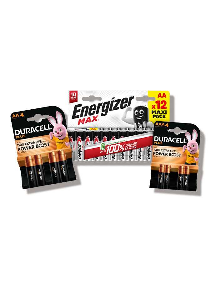 Batteries to power your day.
