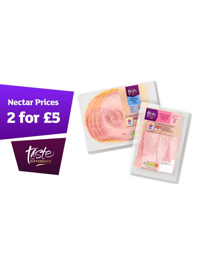 2 for £5 cooked meats.
