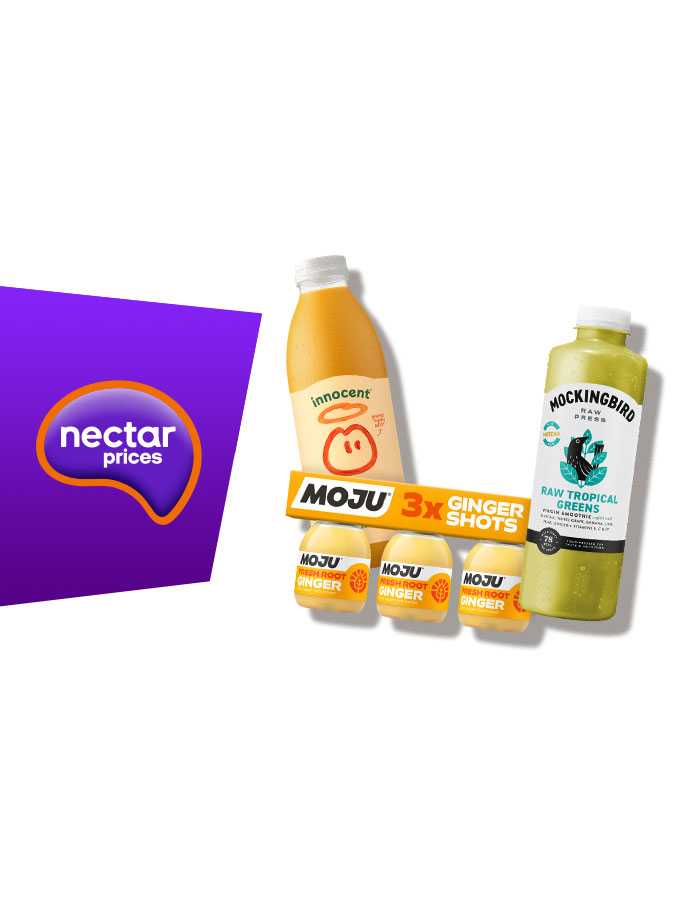 Freshly squeezed offers on chilled juices.