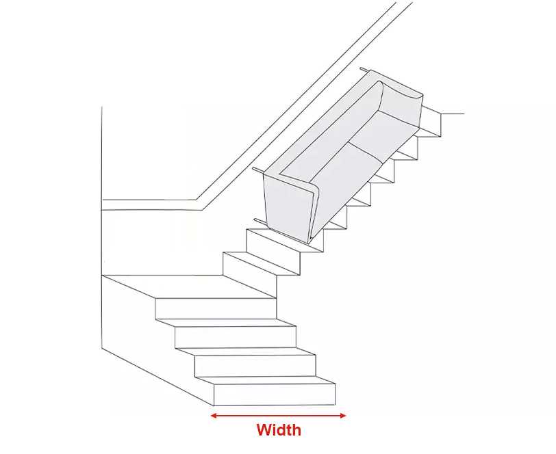 Image depicting sofa moving up staircase