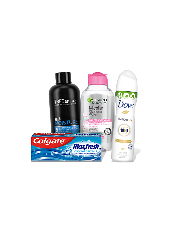 Travel Size Toiletries.