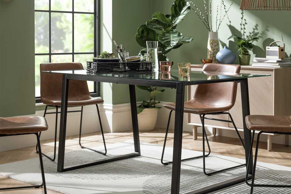 Open plan dining area.