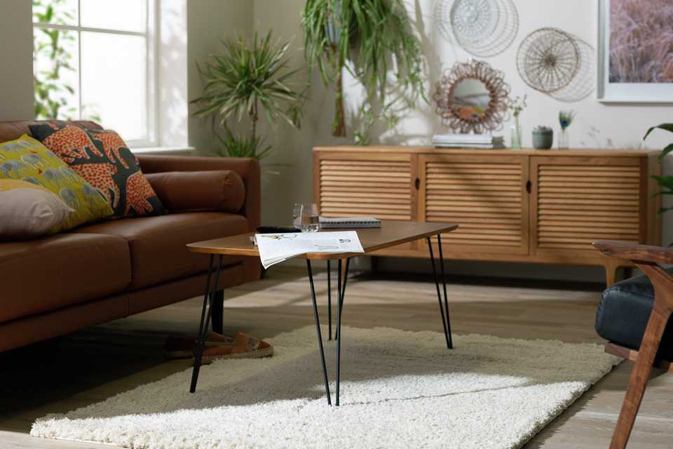 Habitat Plain Cosy Recycled Cut Pile Rug.