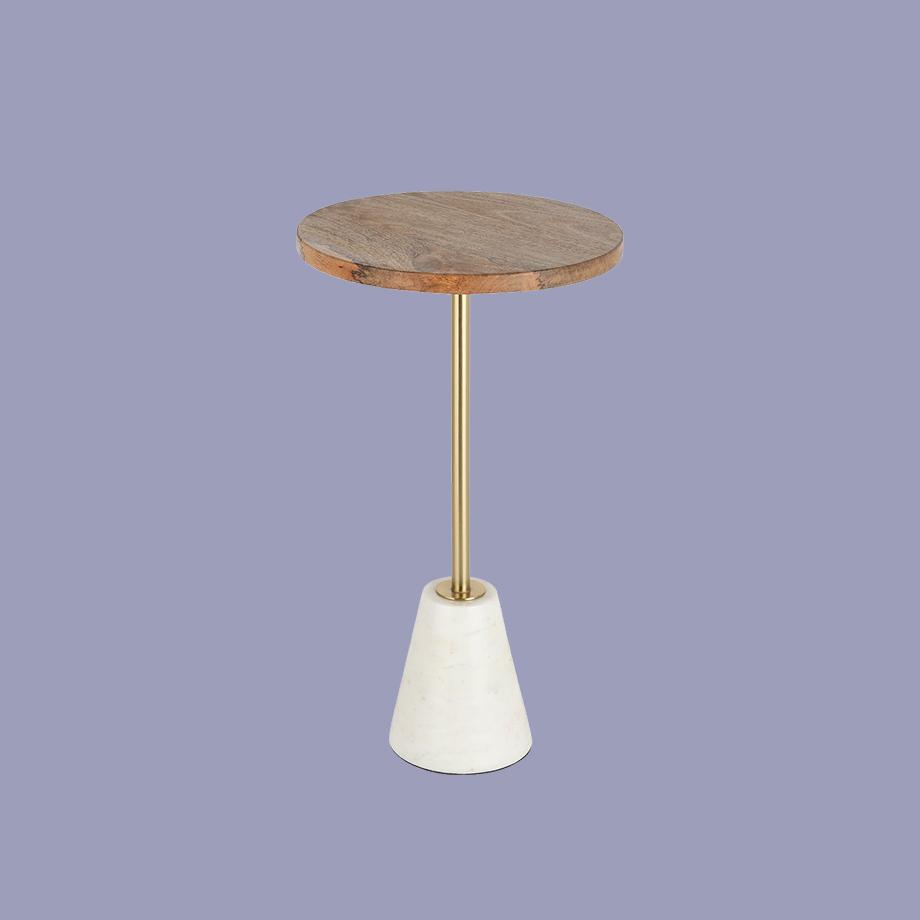 Habitat Kayleigh marble side table.