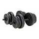Dumbbells and sets.