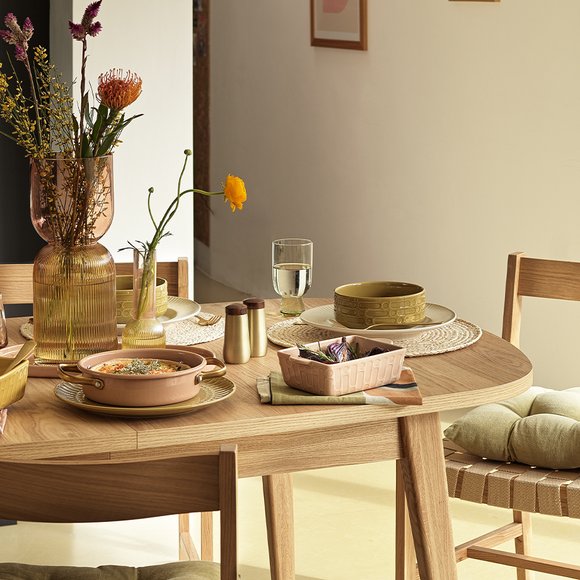 Dining room setting.