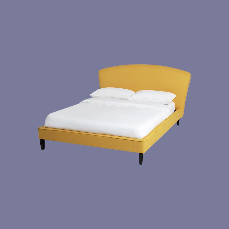Coloured bedding.