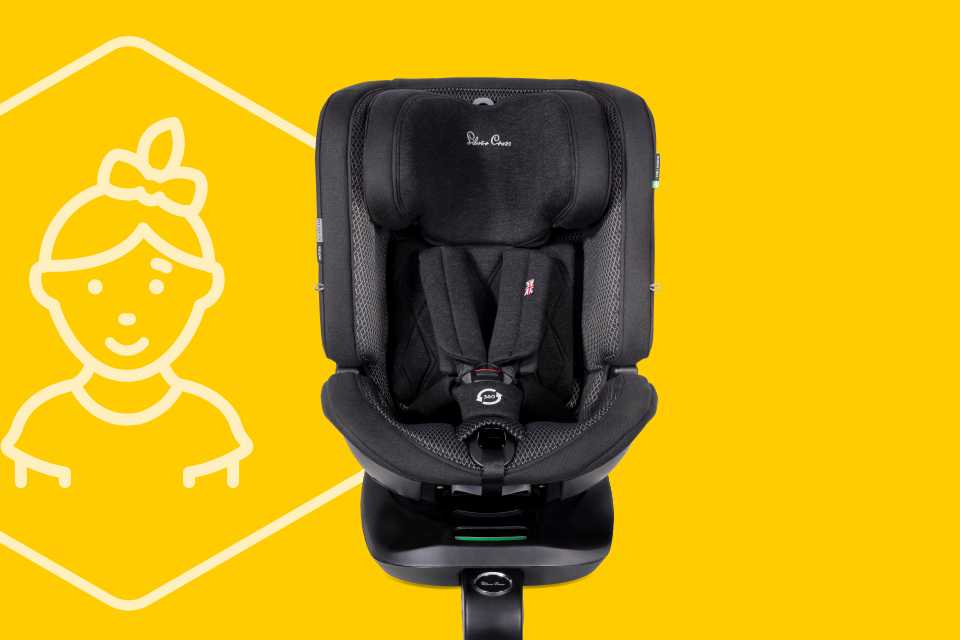 A Silver Cross Motion All Size 360 spinning car seat.