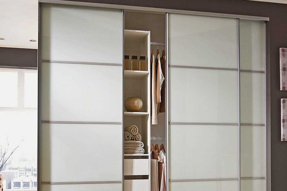 Spacepro Basix 5 Shelf Storage for Sliding Wardrobes - White.