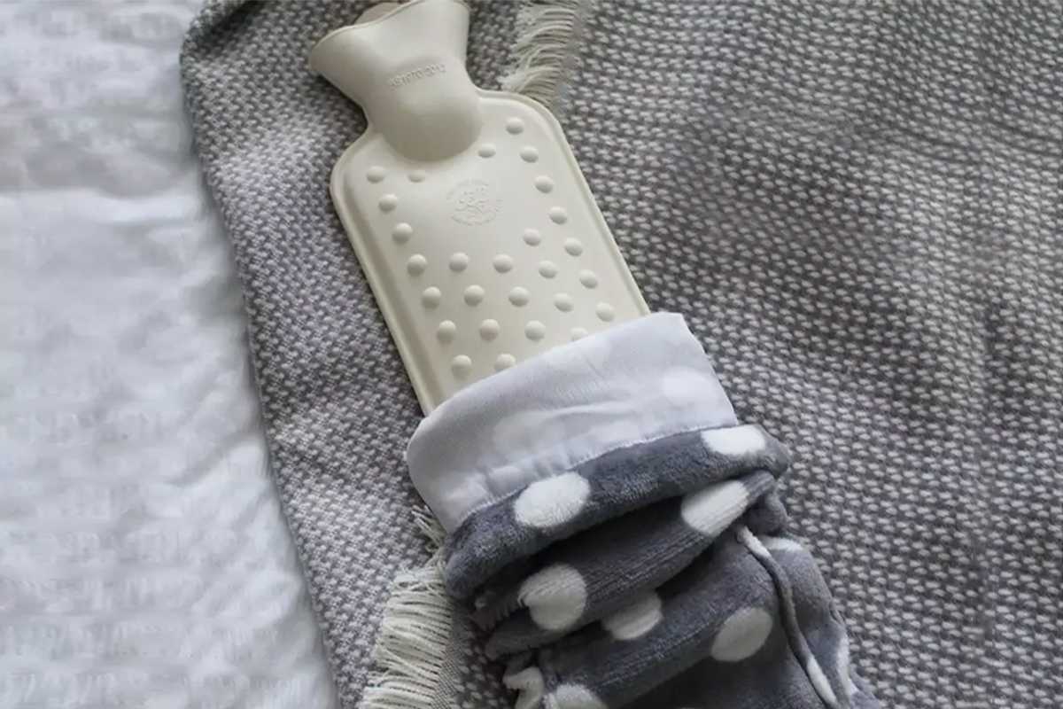 The Body hot water bottle.
