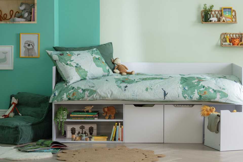 Habitat Jude Storage Cabin Bed - White.