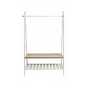 Clothes rails.