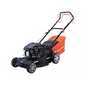 Manual and petrol lawnmowers.