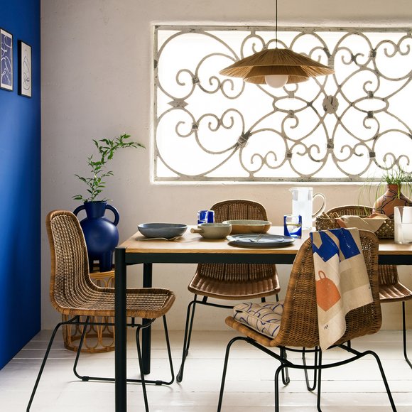 Dining setting.