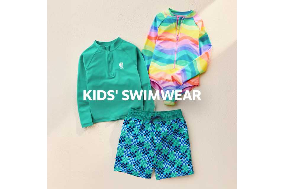 Kids' swimwear.
