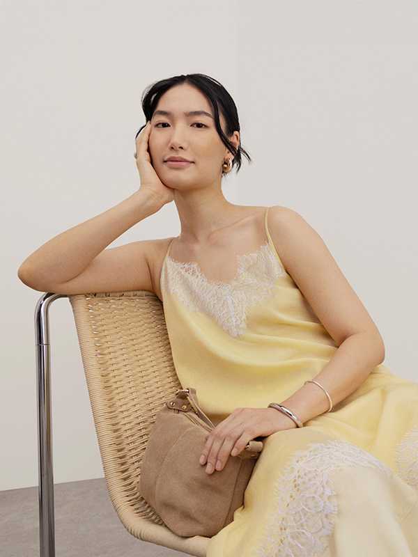 Soft Spring Chic. From lace-trim details to laid-back denim, explore the layers that define the season.