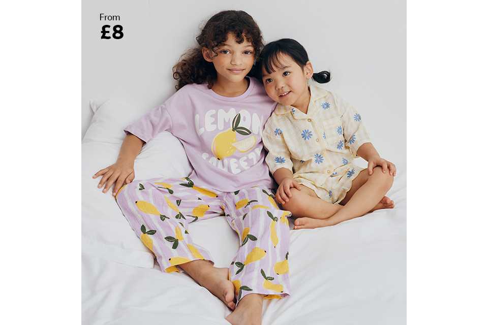 From £8. Nightwear.