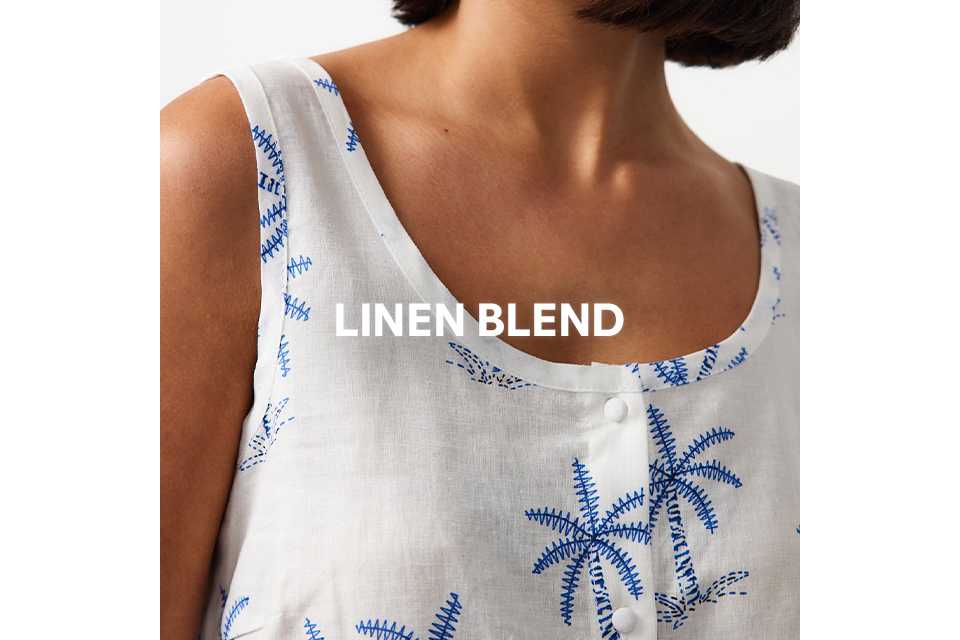 Linen blend.