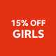 15% off girls.