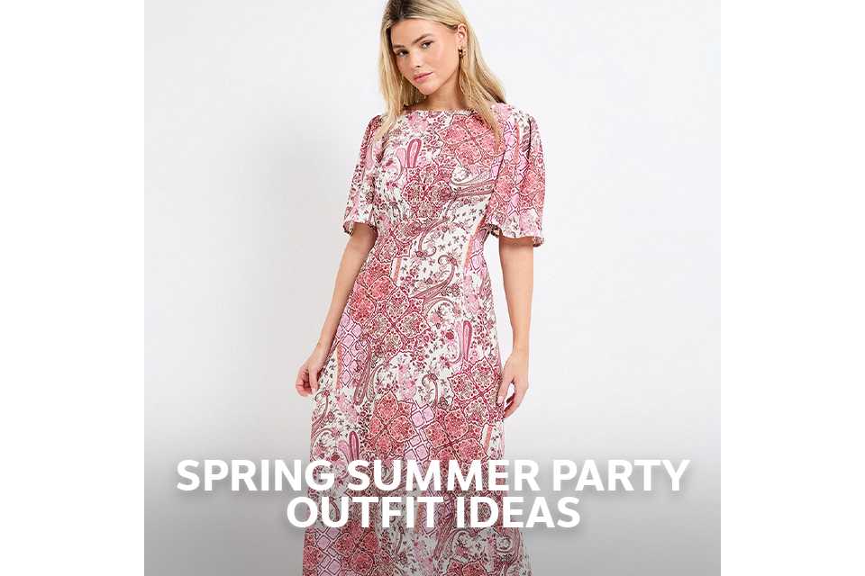 Spring summer party outfit ideas.